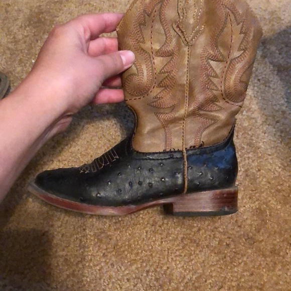 Size 12 boys Roper cowboy boots - Picture 3 of 4